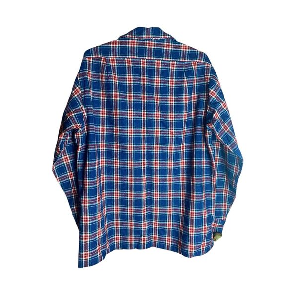 Pendleton Virgin Wool Board Shirt Set of 2 Plaid Long Sleeve Button Up Men’s L U - Picture 3 of 8